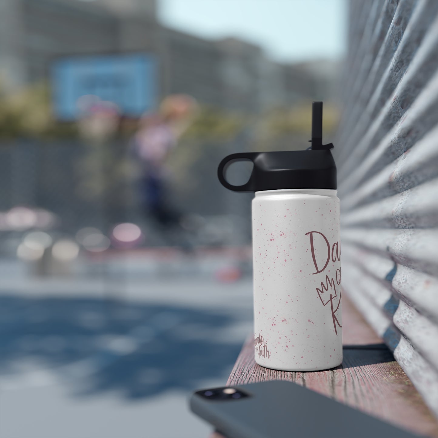 Daughter of the King Stainless Steel Water Bottle - Friends of the Faith