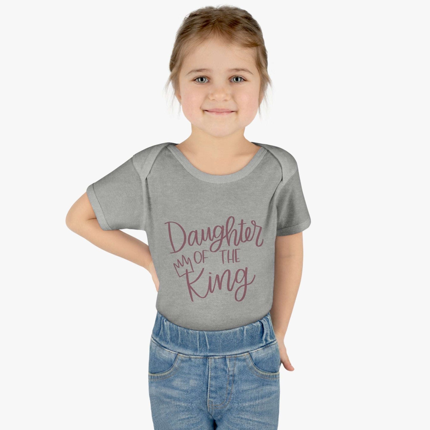 Daughter of the King Infant Body Suit - Friends of the Faith