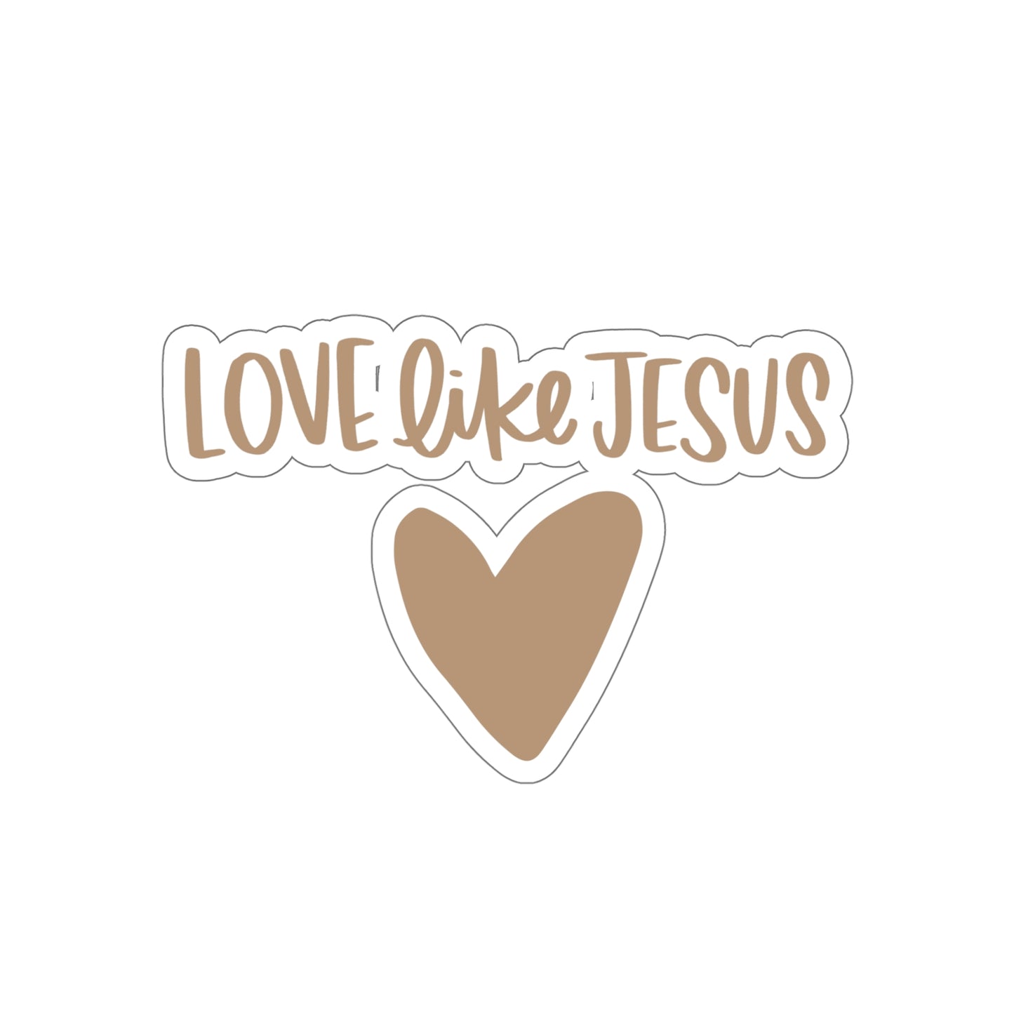 Love Like Jesus Sticker