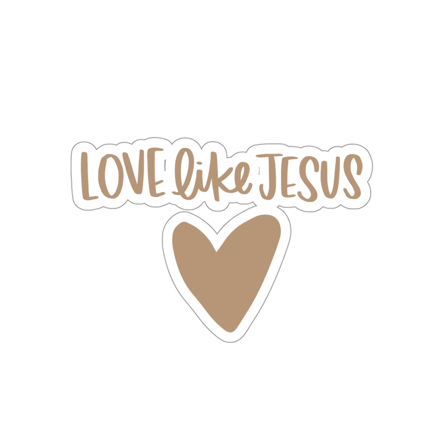 Love Like Jesus Sticker