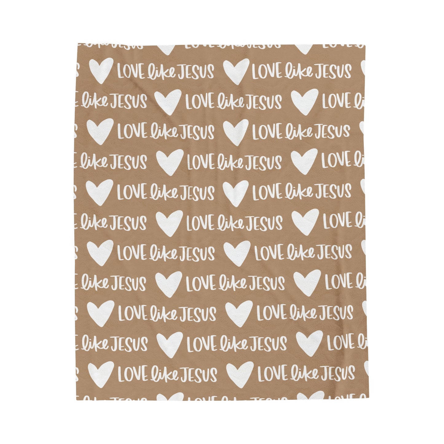 Love Like Jesus Beige Blanket - Friends of the Faith