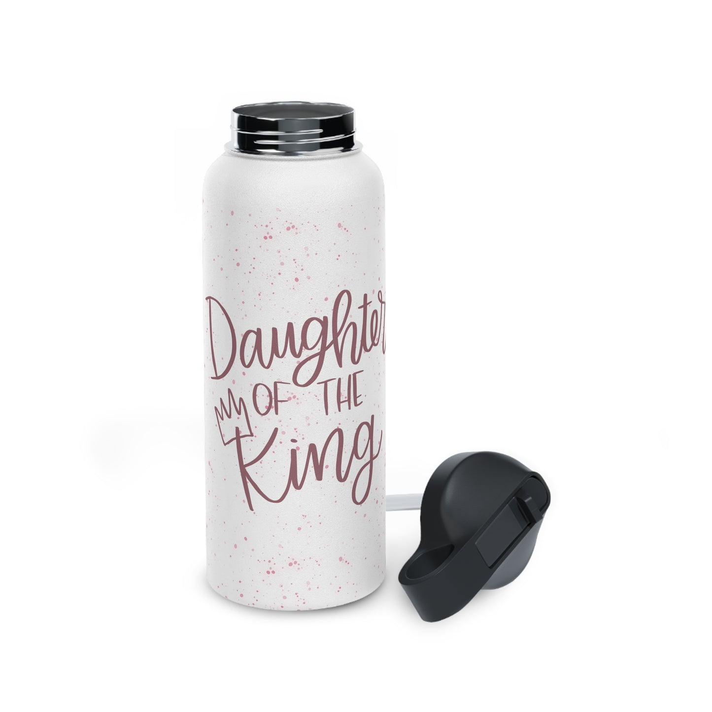 Daughter of the King Stainless Steel Water Bottle - Friends of the Faith