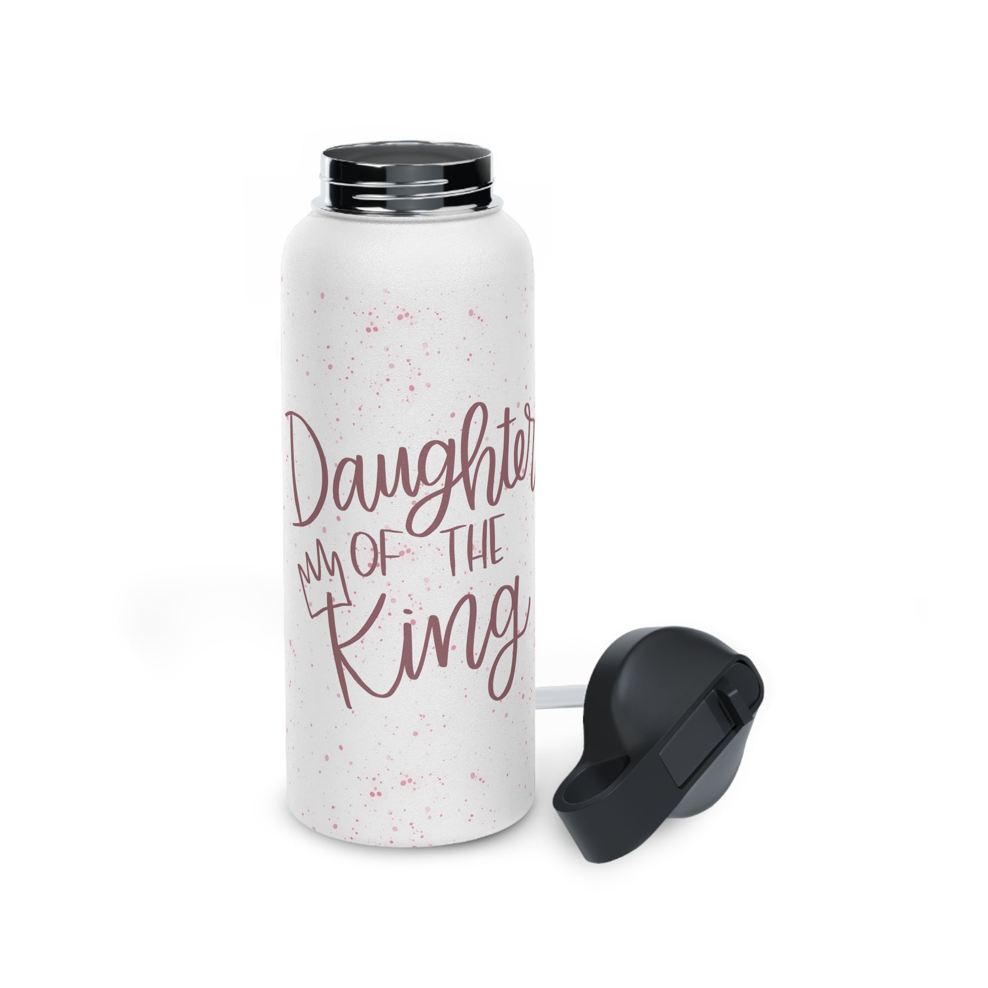 Daughter of the King Stainless Steel Water Bottle - Friends of the Faith