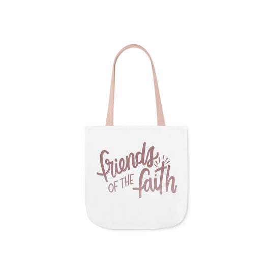 Pink and White Friends of the Faith Tote Bag - Friends of the Faith