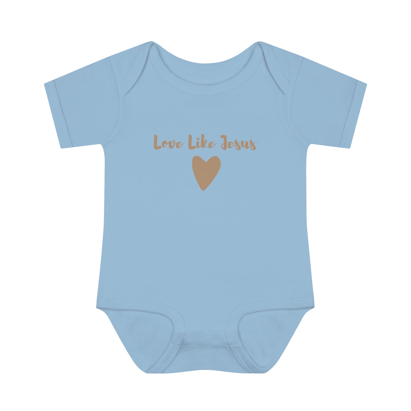 Love Like Jesus Heart Infant Body Suit - Friends of the Faith
