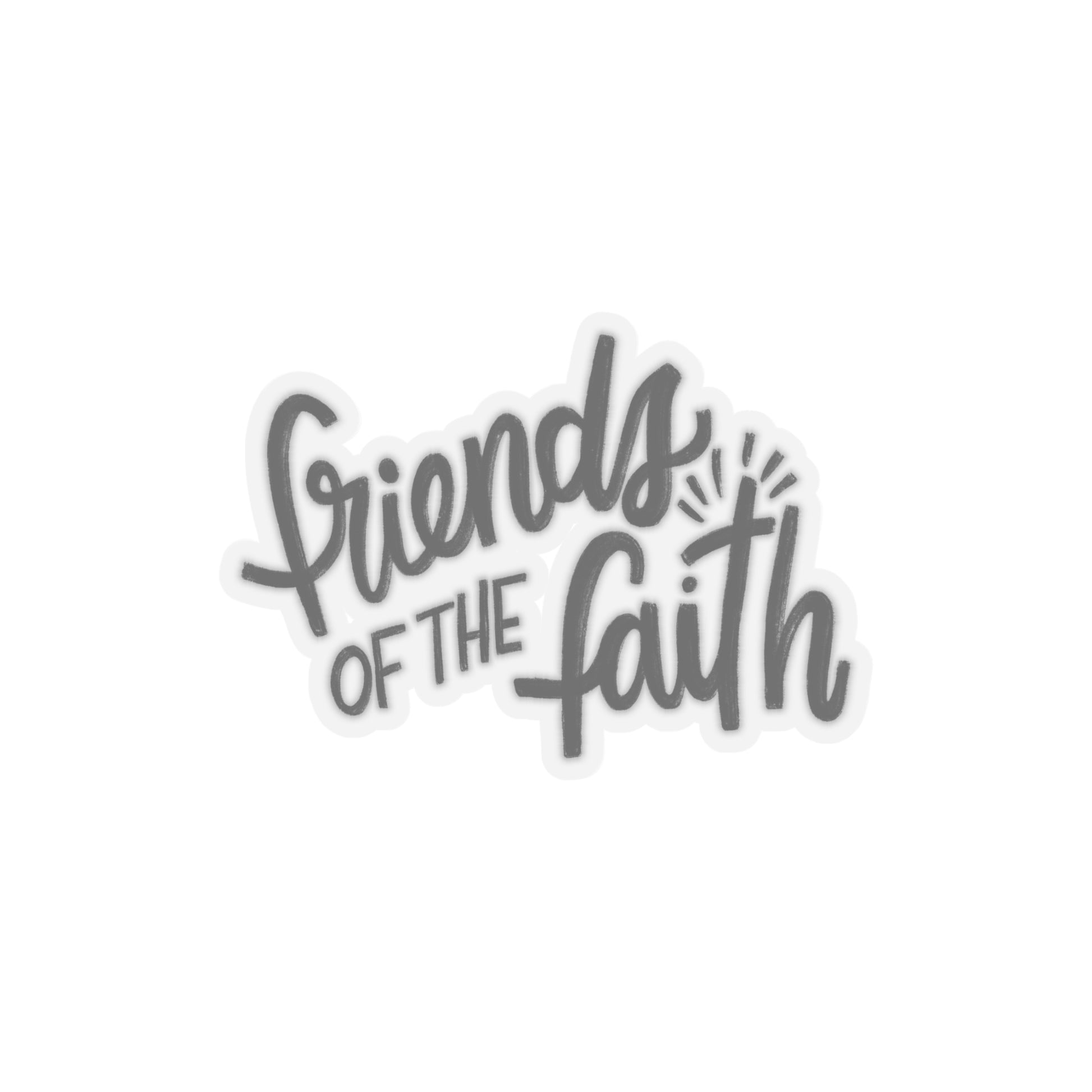 Friends of the Faith Logo Sticker - Friends of the Faith