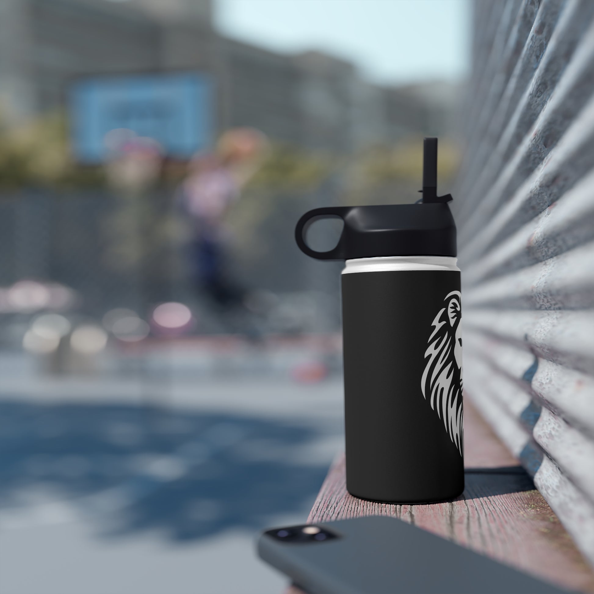 Strong & Courageous Stainless Steel Water Bottle - Friends of the Faith