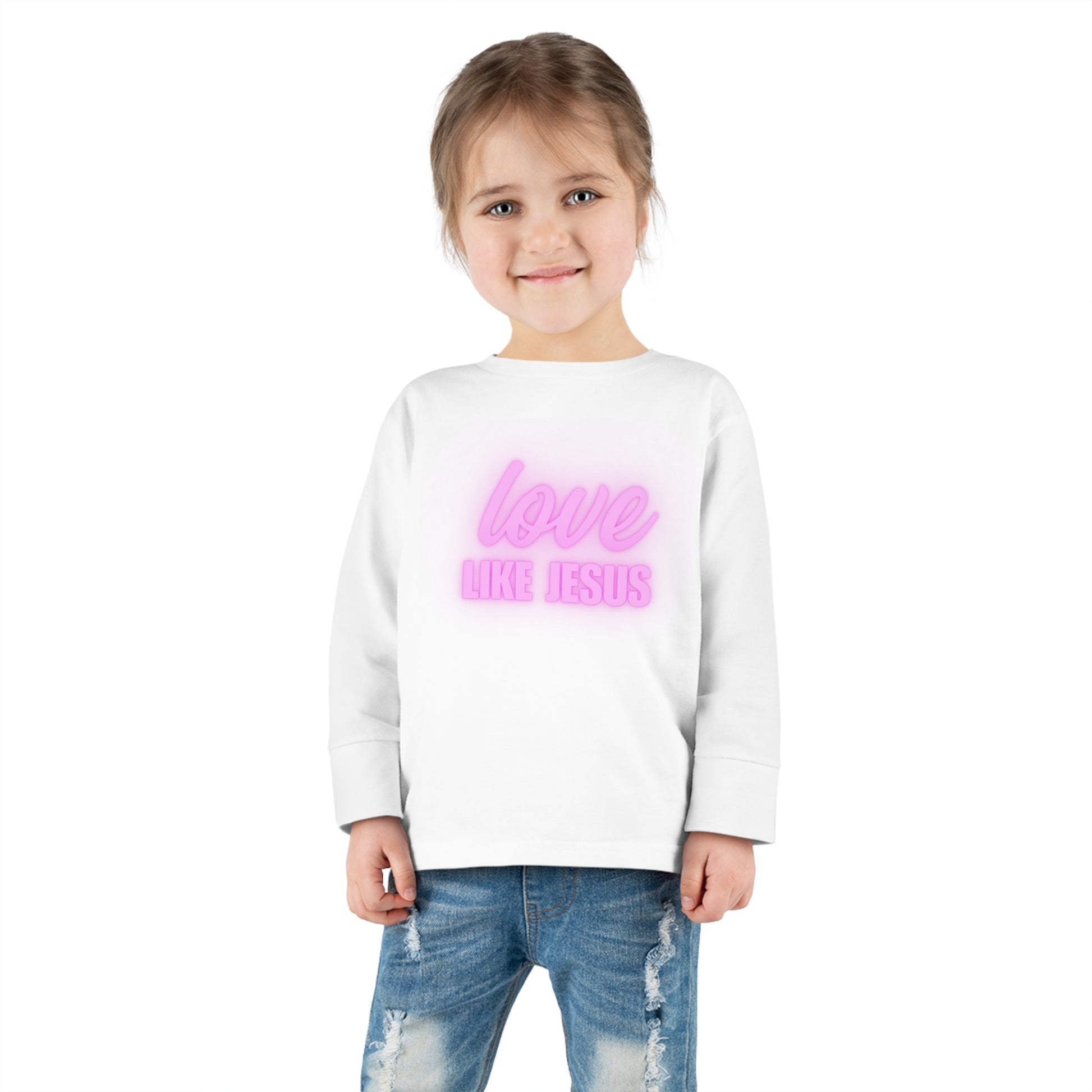 Love Like Jesus Toddler Long Sleeve Tee - Friends of the Faith