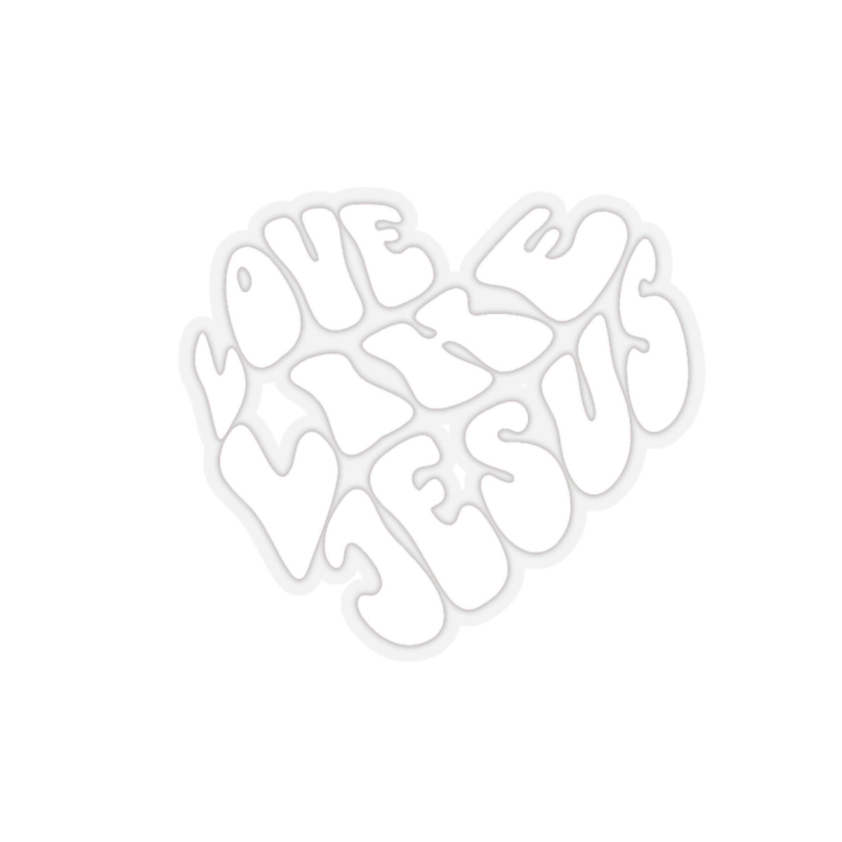 Love Like Jesus Sticker - Friends of the Faith