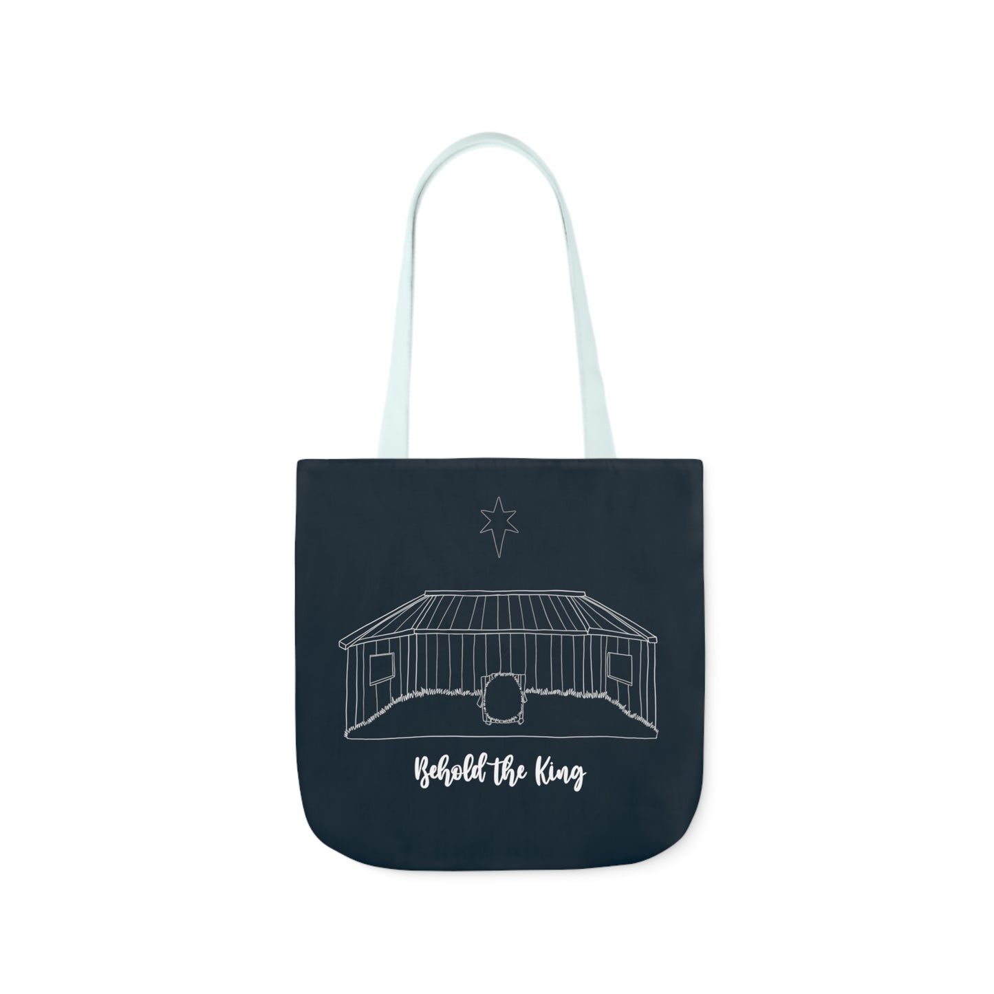 Behold the King Canvas Tote Bag