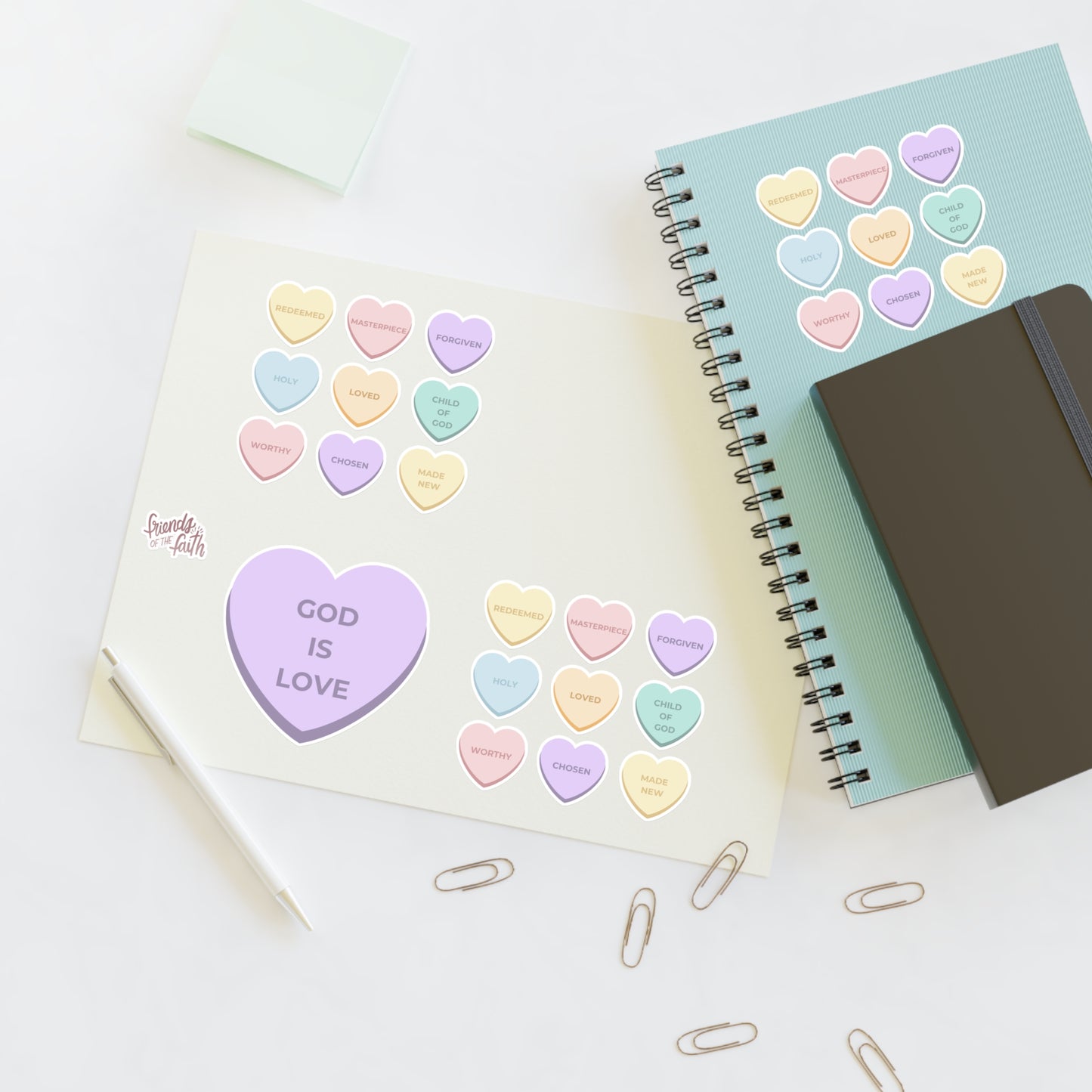 Valentine's Sticker Sheet - Friends of the Faith