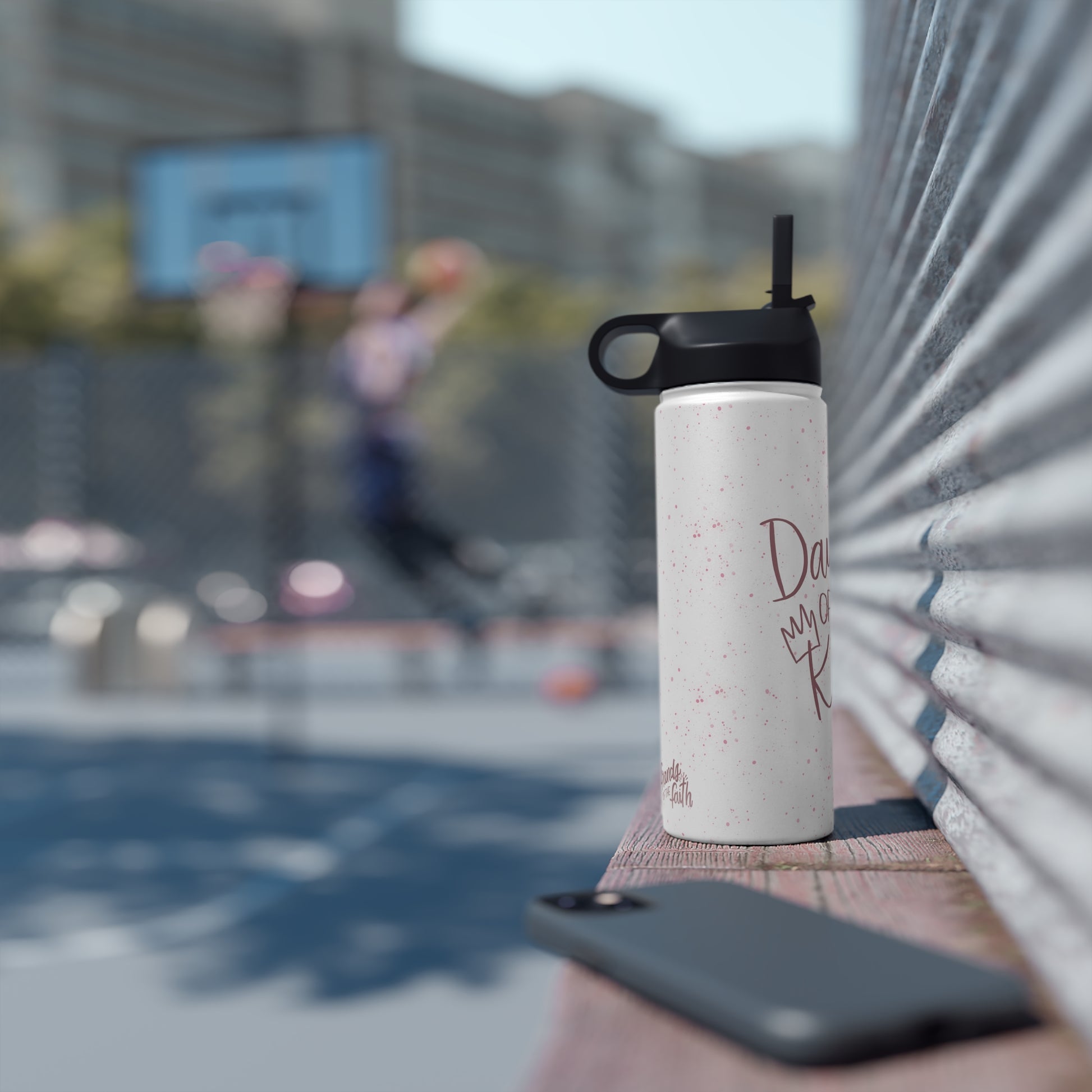 Daughter of the King Stainless Steel Water Bottle - Friends of the Faith