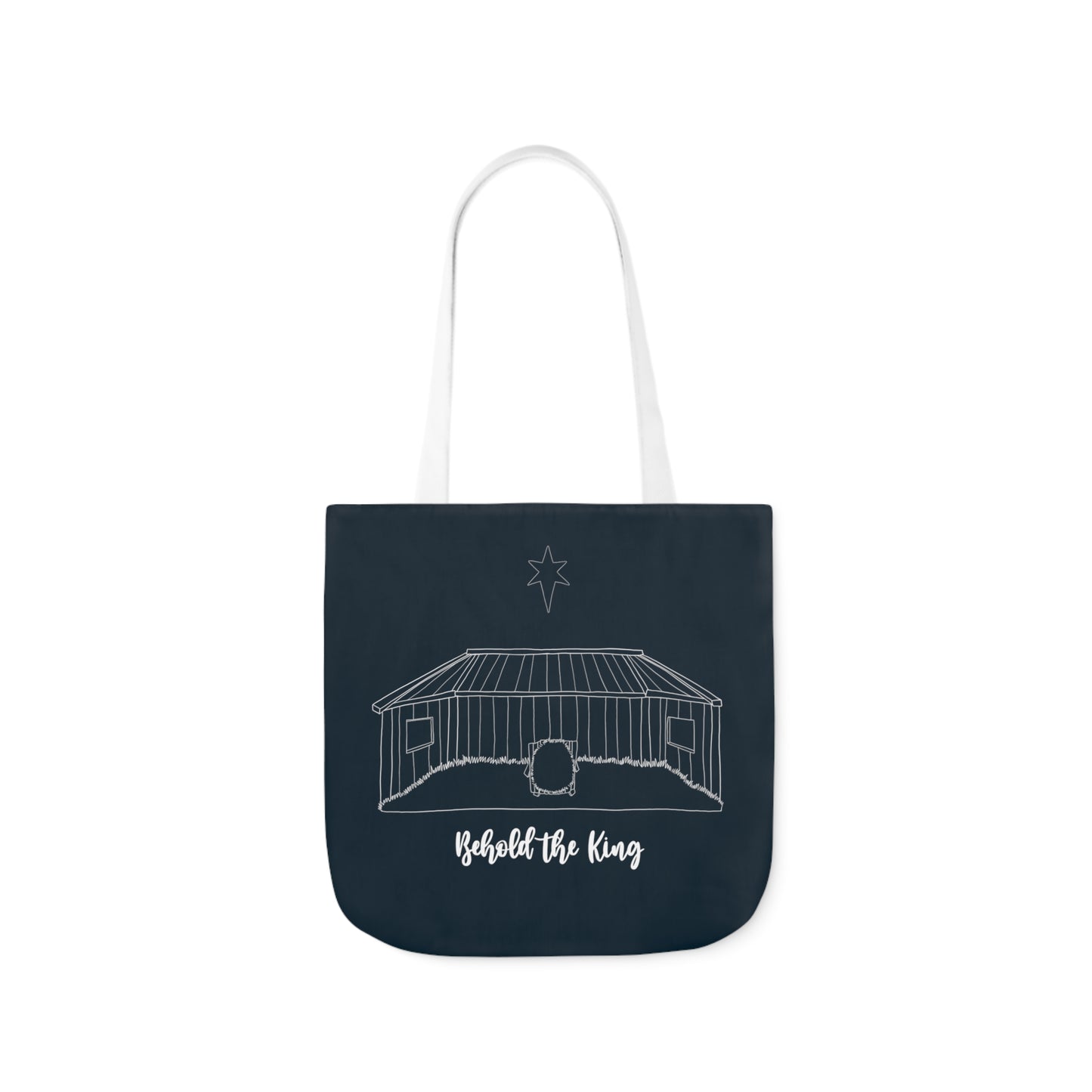 Behold the King Canvas Tote Bag