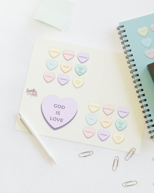 Valentine's Sticker Sheet - Friends of the Faith