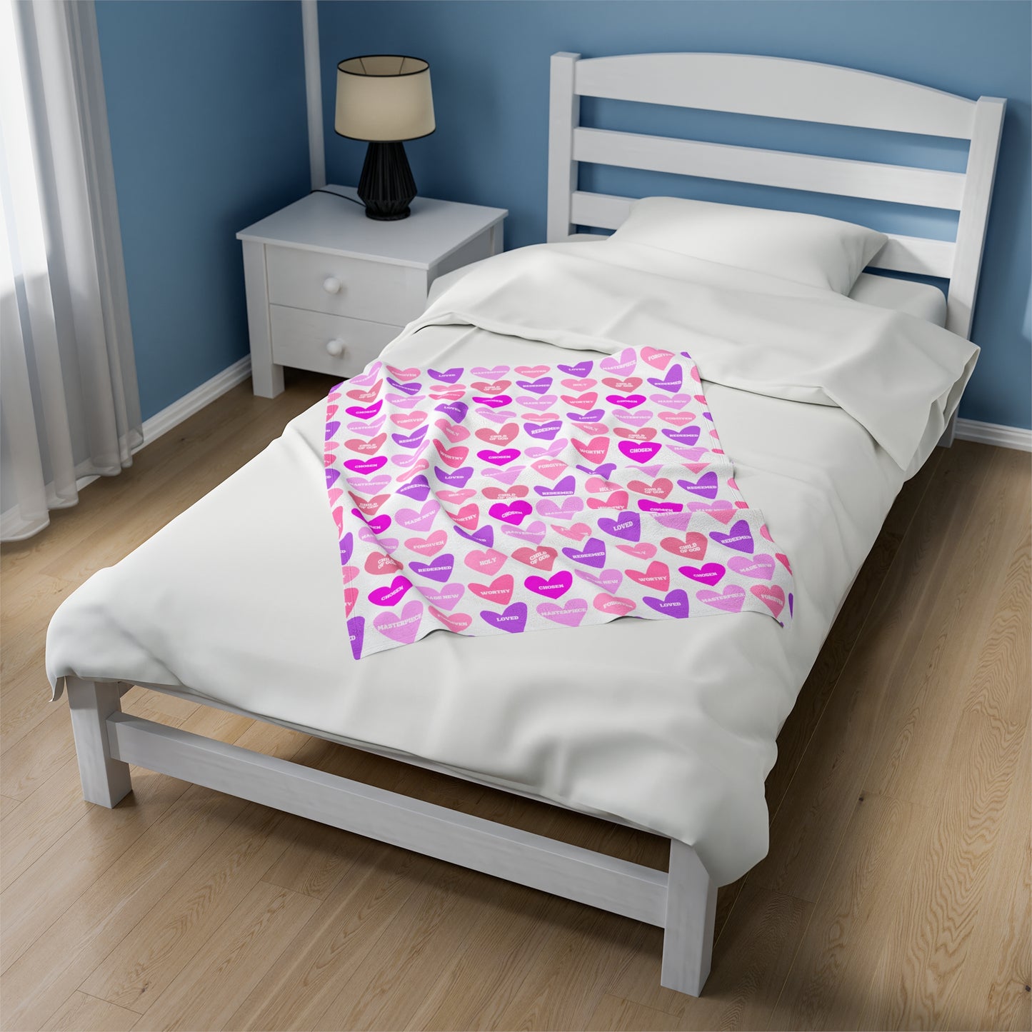 Valentine Hearts Plush Blanket - Friends of the Faith