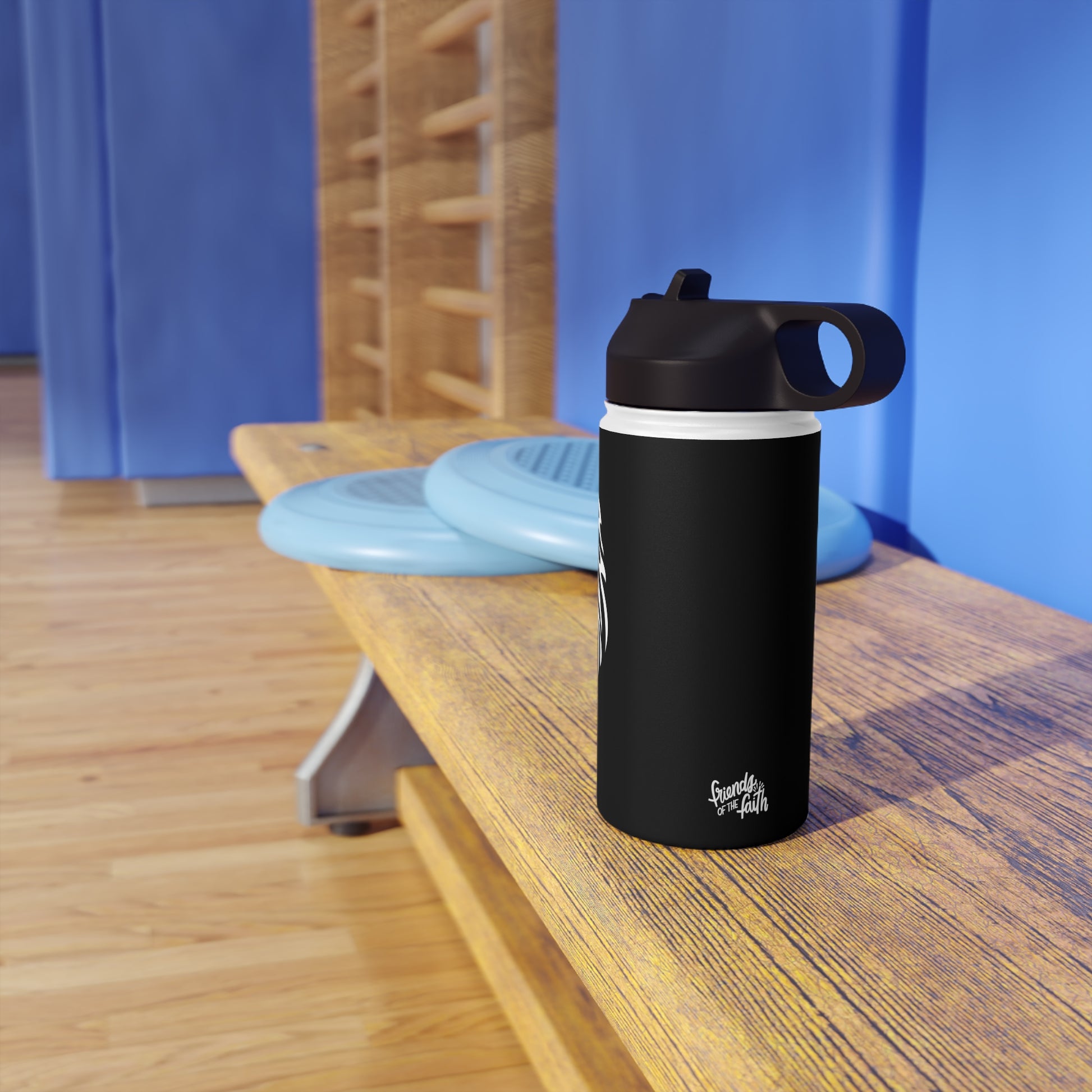 Strong & Courageous Stainless Steel Water Bottle - Friends of the Faith