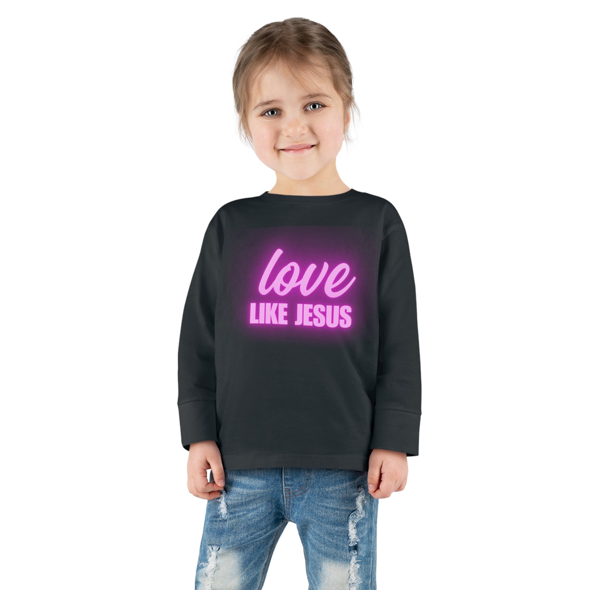 Love Like Jesus Toddler Long Sleeve Tee - Friends of the Faith