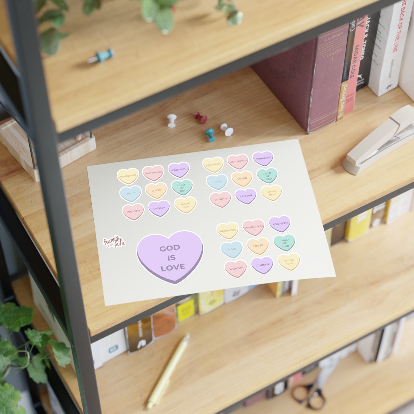 Valentine's Sticker Sheet - Friends of the Faith