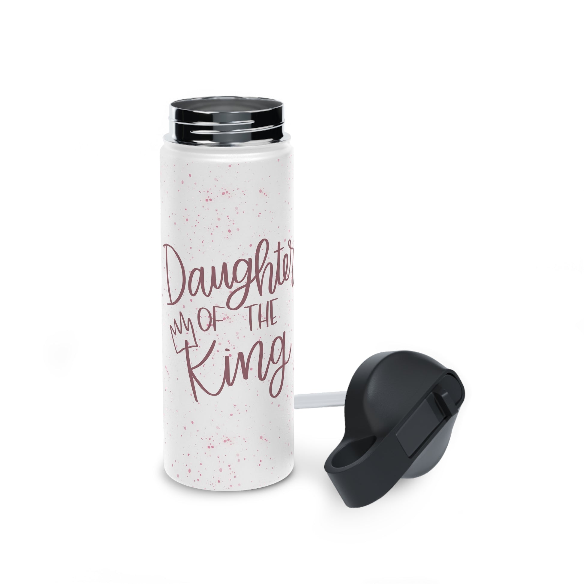 Daughter of the King Stainless Steel Water Bottle - Friends of the Faith