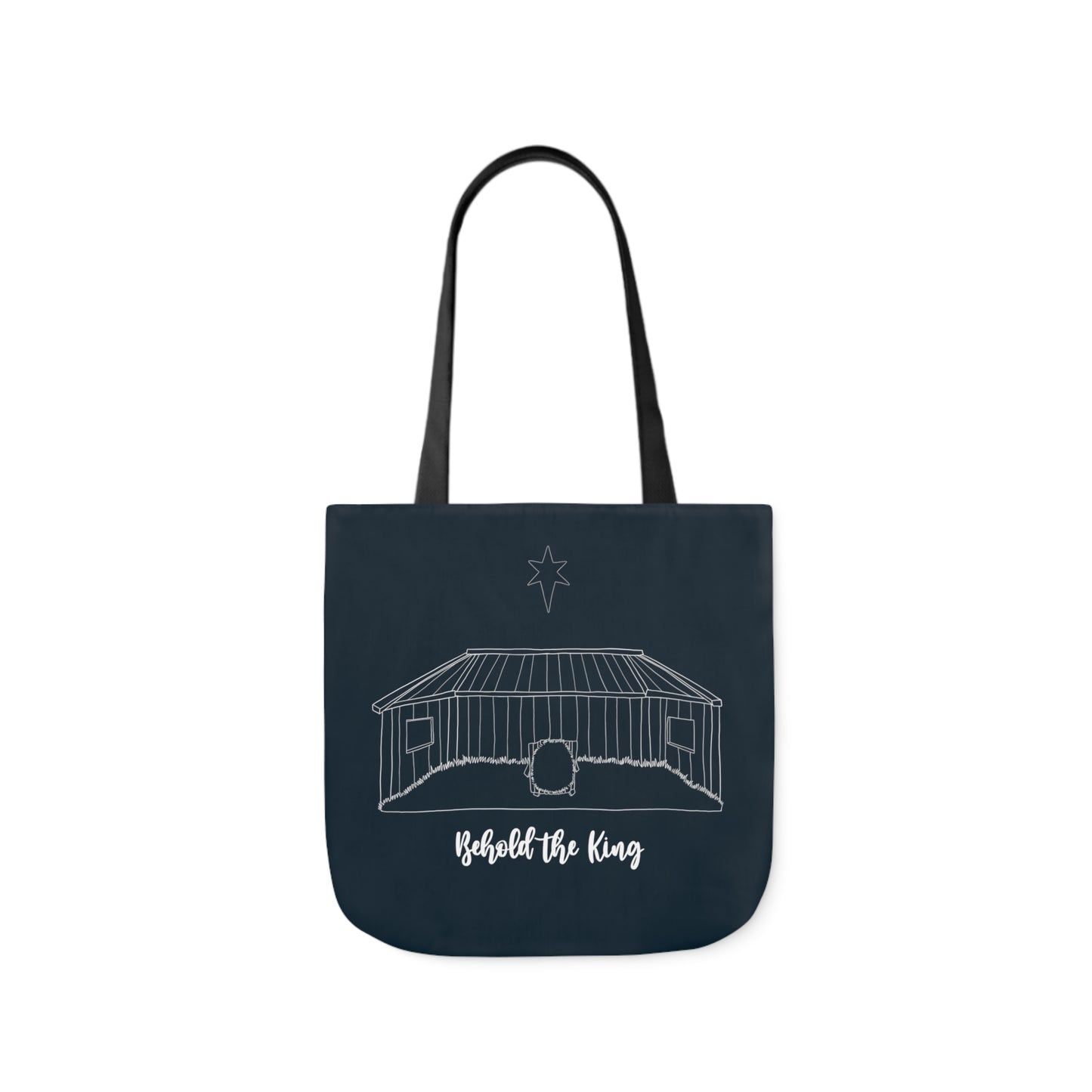 Behold the King Canvas Tote Bag