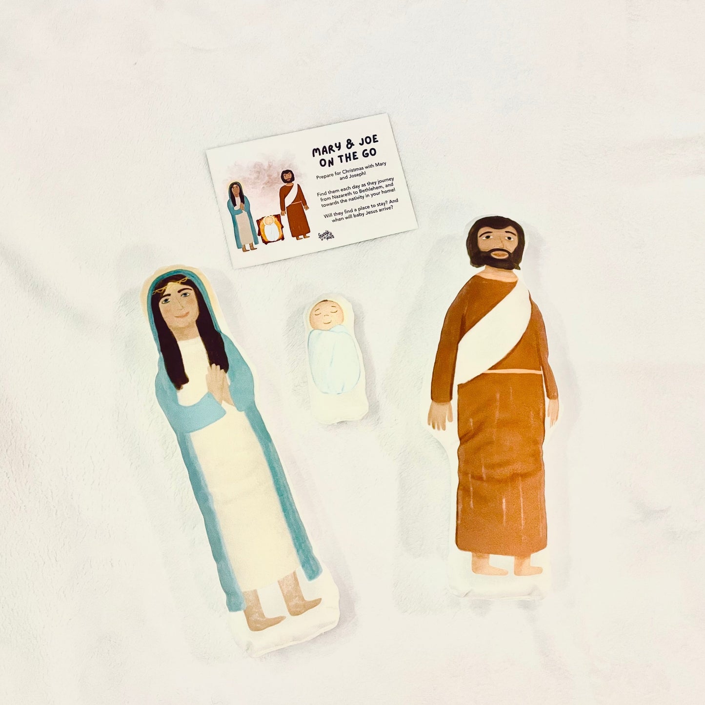 Mary & Joe on the Go: Holy Family Plush Pals - Friends of the Faith