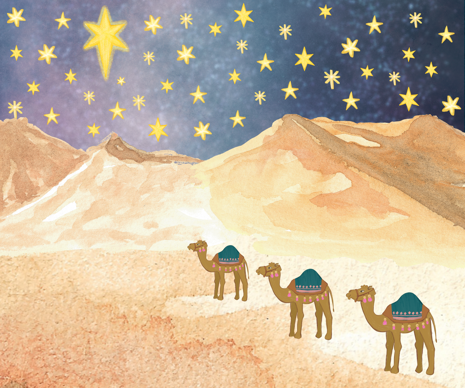 Playable Wisemen's Journey Set - Friends of the Faith