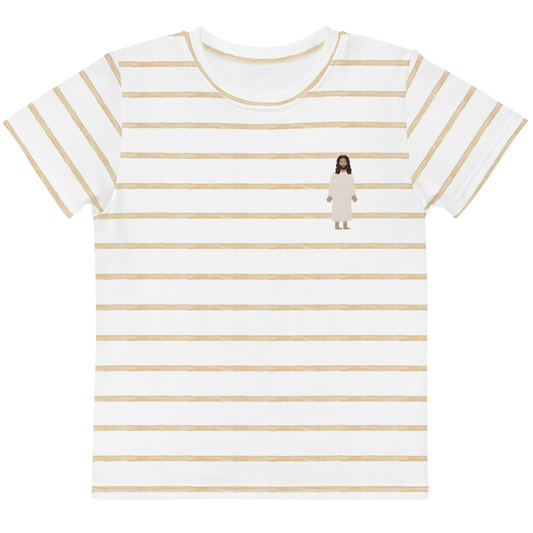 Jesus Striped Boy's T-shirt - Friends of the Faith