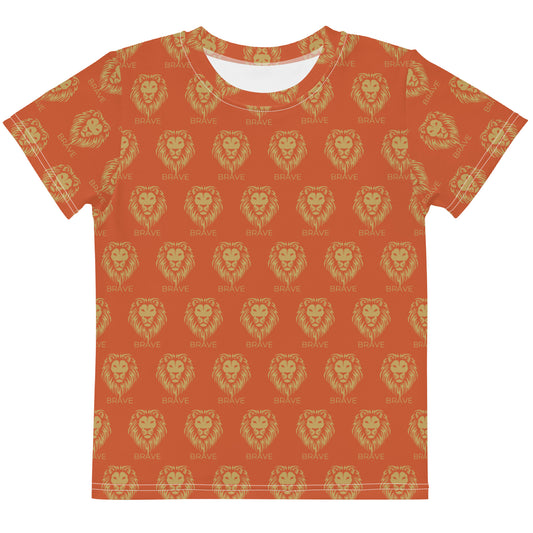 Kids Brave Lion All Over Print T-Shirt - Friends of the Faith