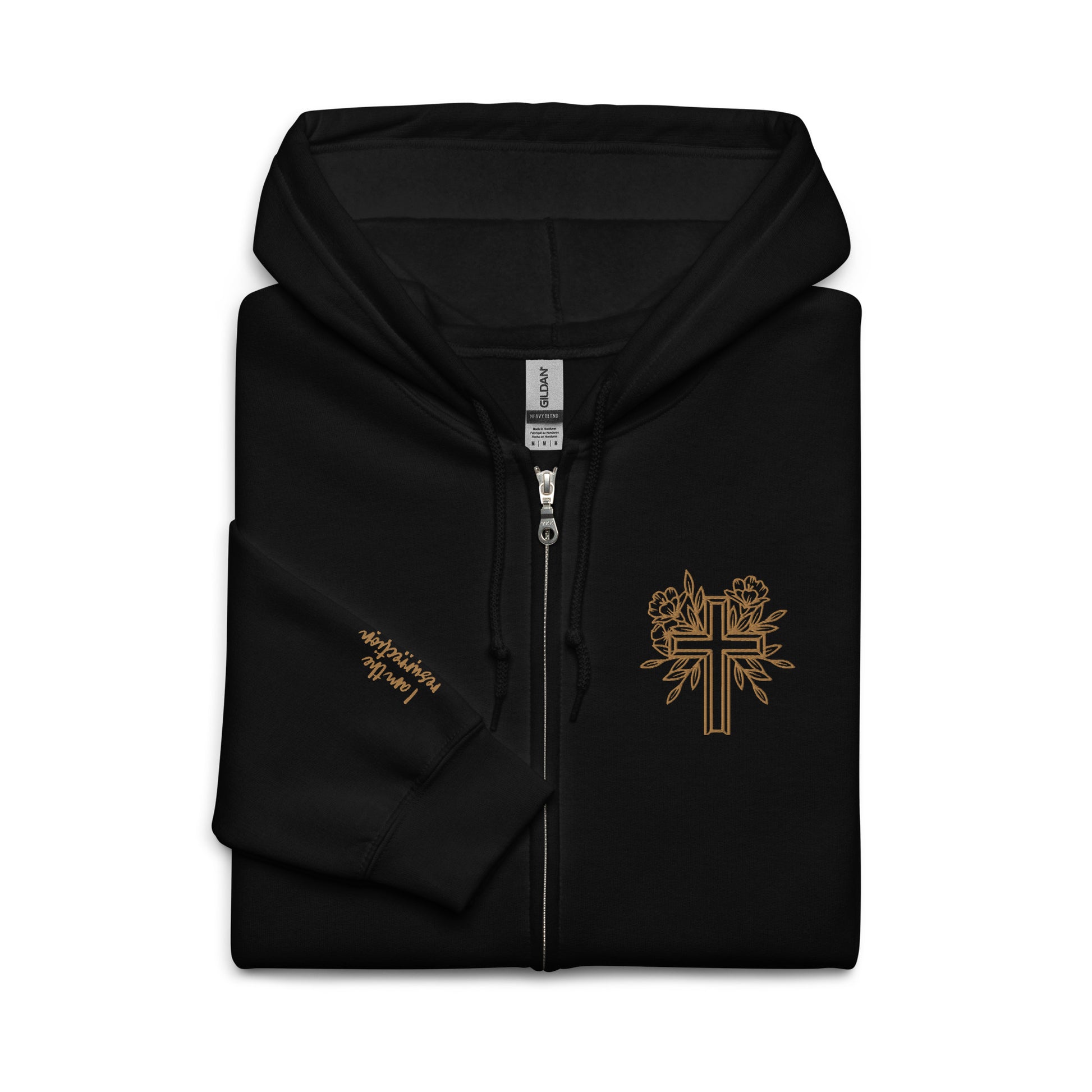 He is Risen Embroidered Zip Hoodie - Friends of the Faith