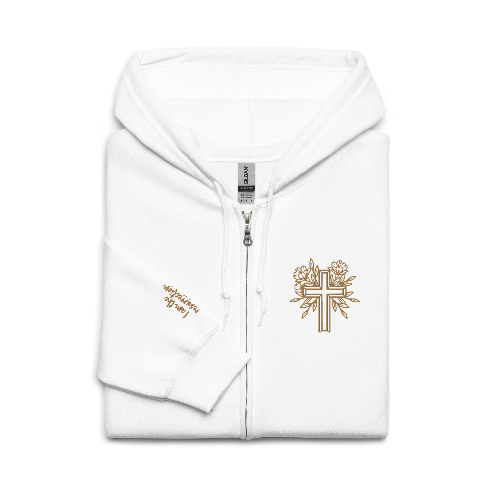 He is Risen Embroidered Zip Hoodie - Friends of the Faith