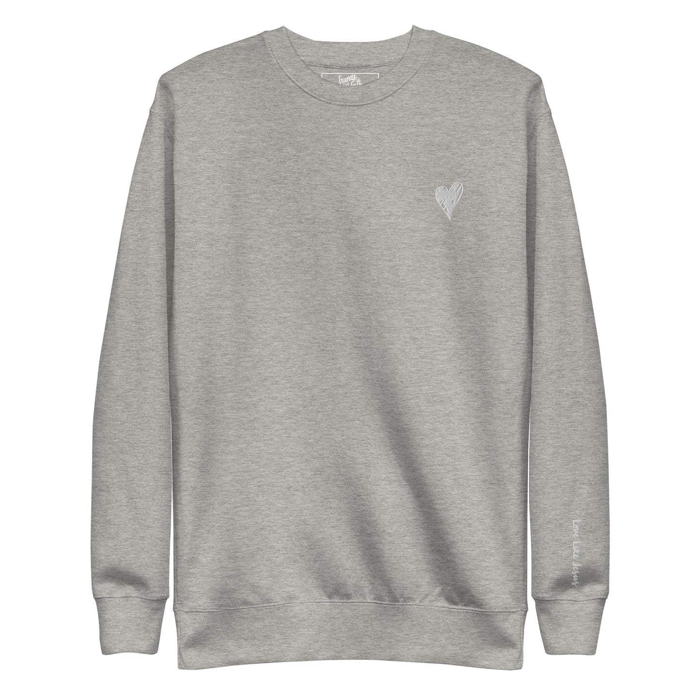 Love Like Jesus Embroidered Sweatshirt - Friends of the Faith