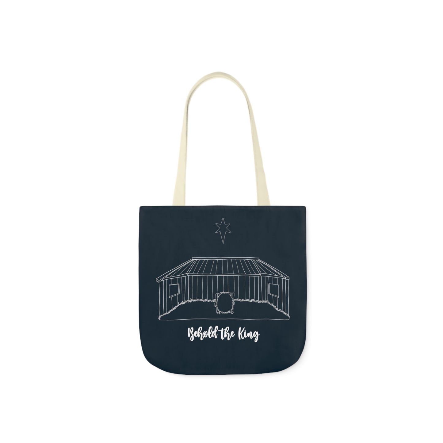 Behold the King Canvas Tote Bag