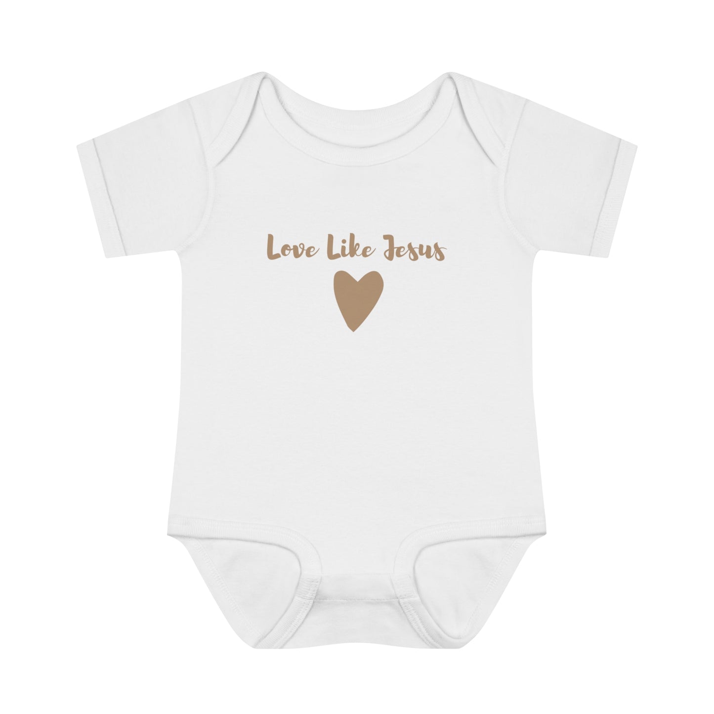 Love Like Jesus Heart Infant Body Suit - Friends of the Faith