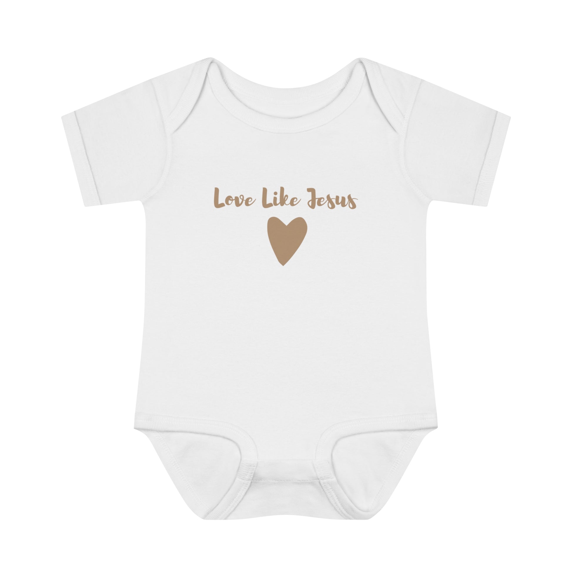 Love Like Jesus Heart Infant Body Suit - Friends of the Faith