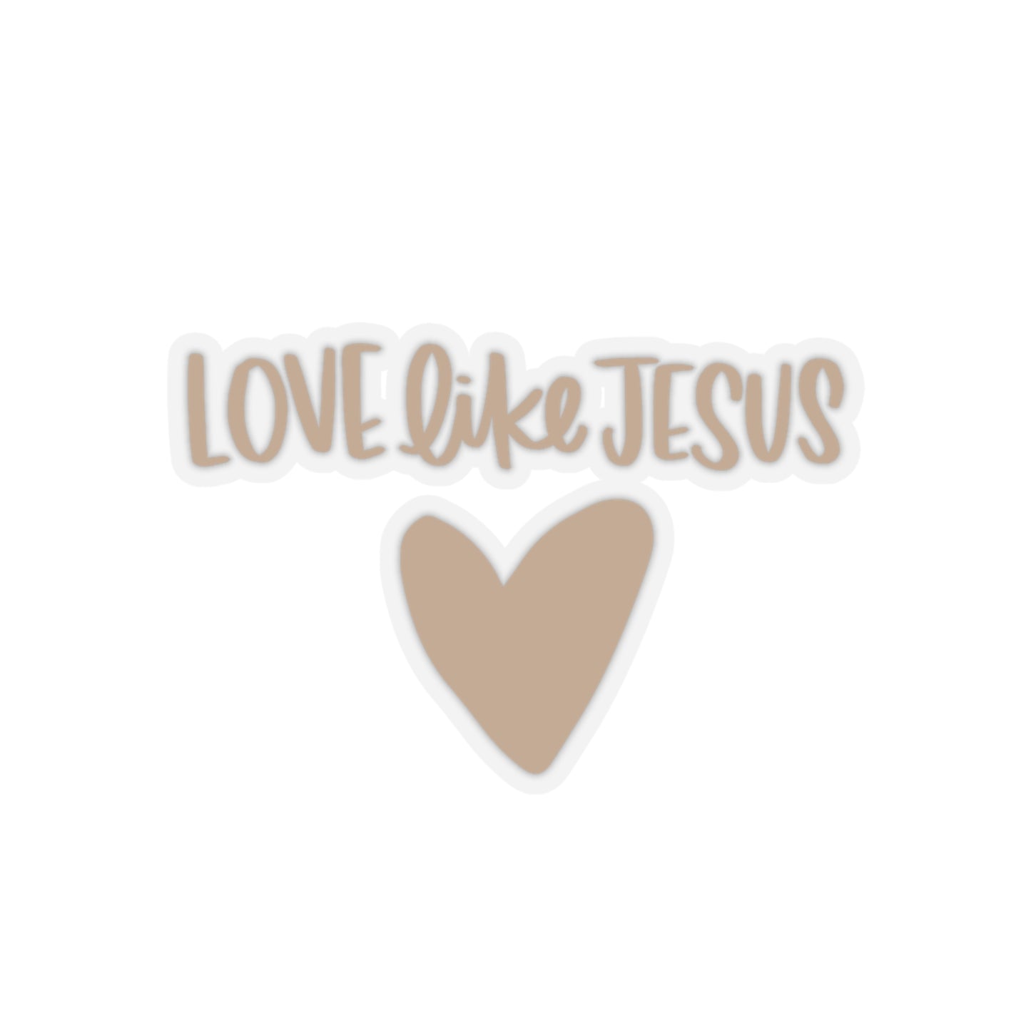 Love Like Jesus Sticker - Friends of the Faith