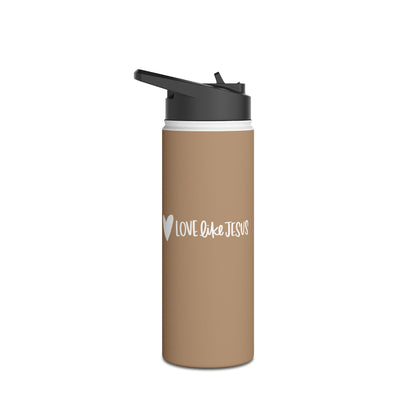 Love Like Jesus Stainless Steel Water Bottle