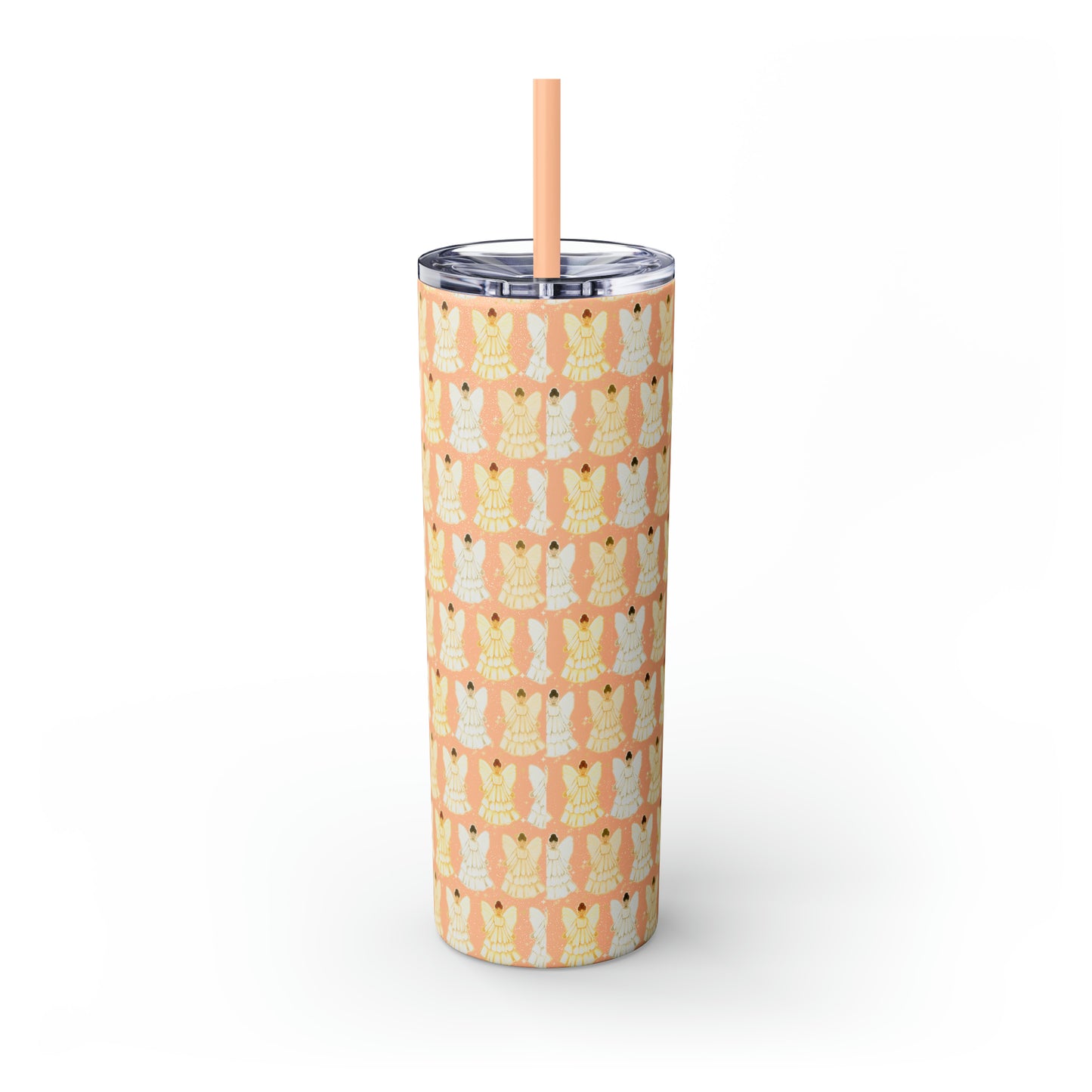 Angel Tumbler with Straw, 20oz - Friends of the Faith