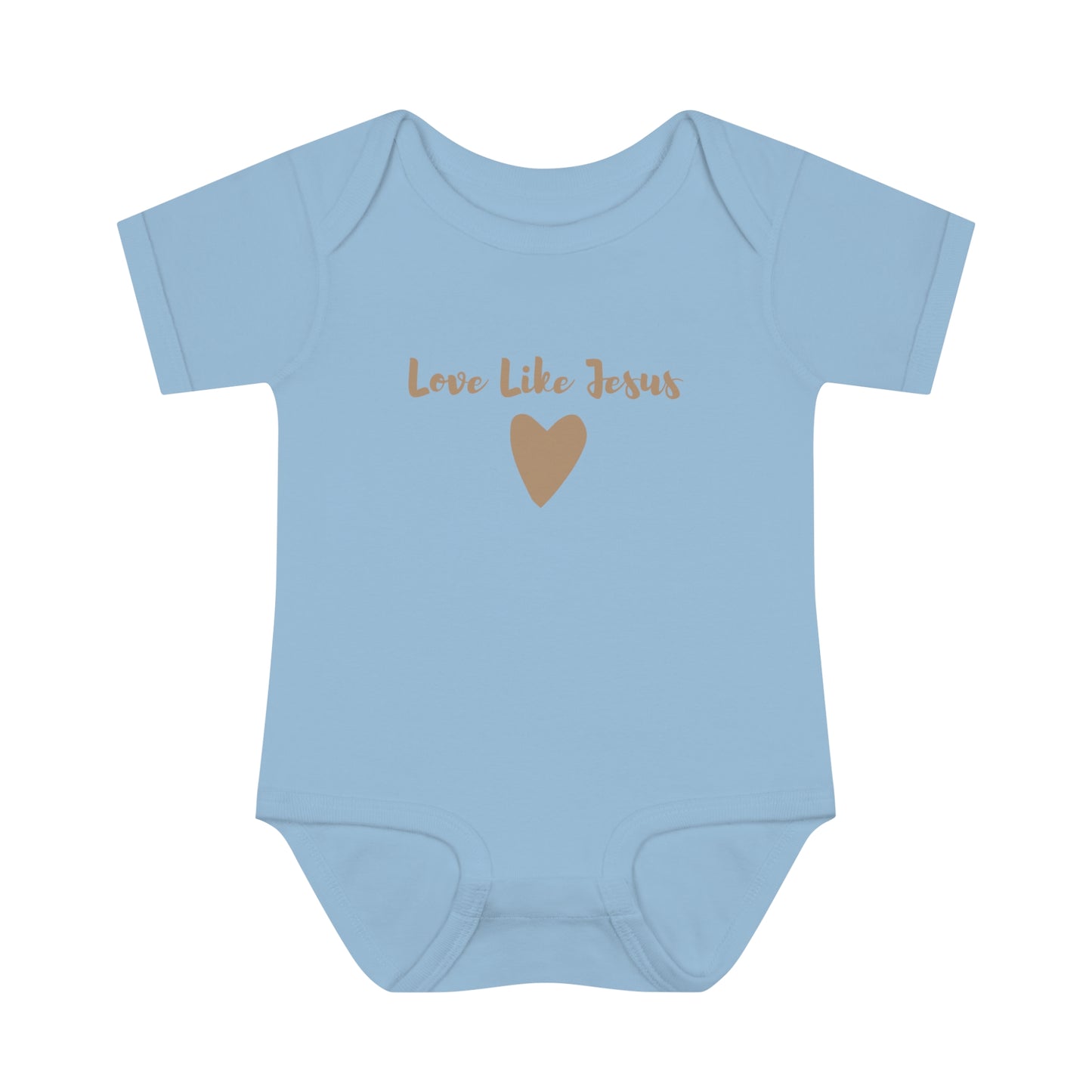 Love Like Jesus Heart Infant Body Suit - Friends of the Faith