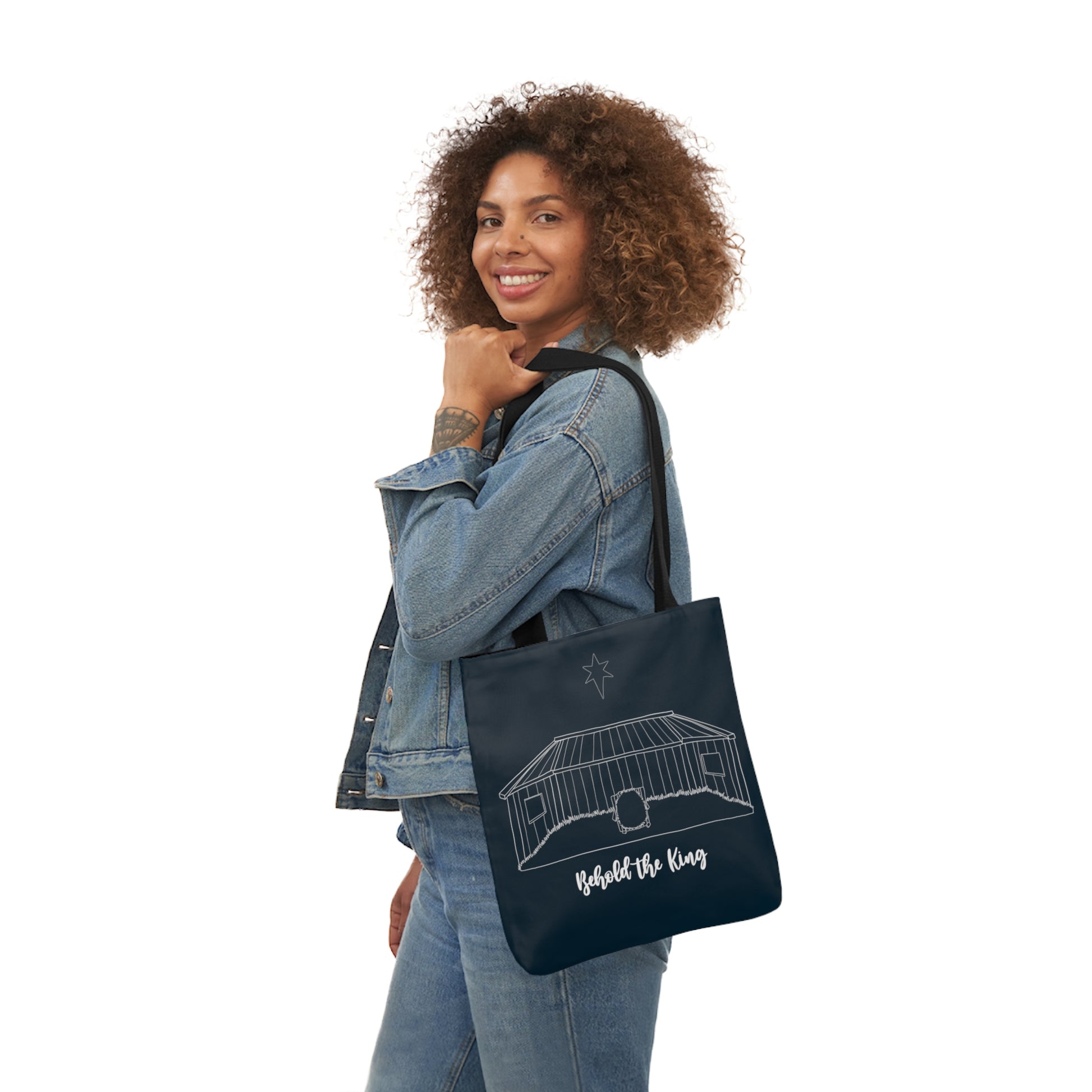 Behold the King Canvas Tote Bag - Friends of the Faith