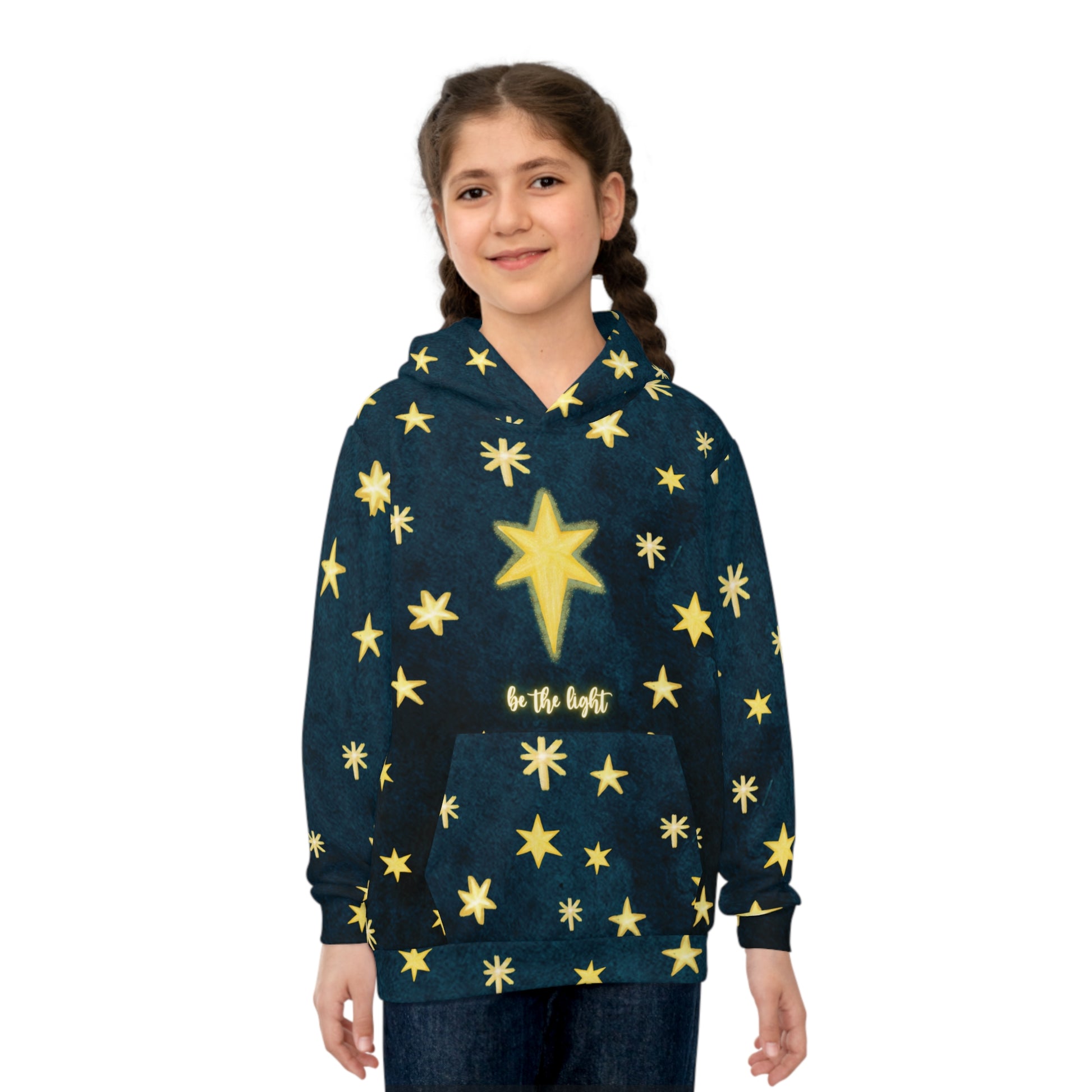 Be the Light Children's Hoodie - Friends of the Faith