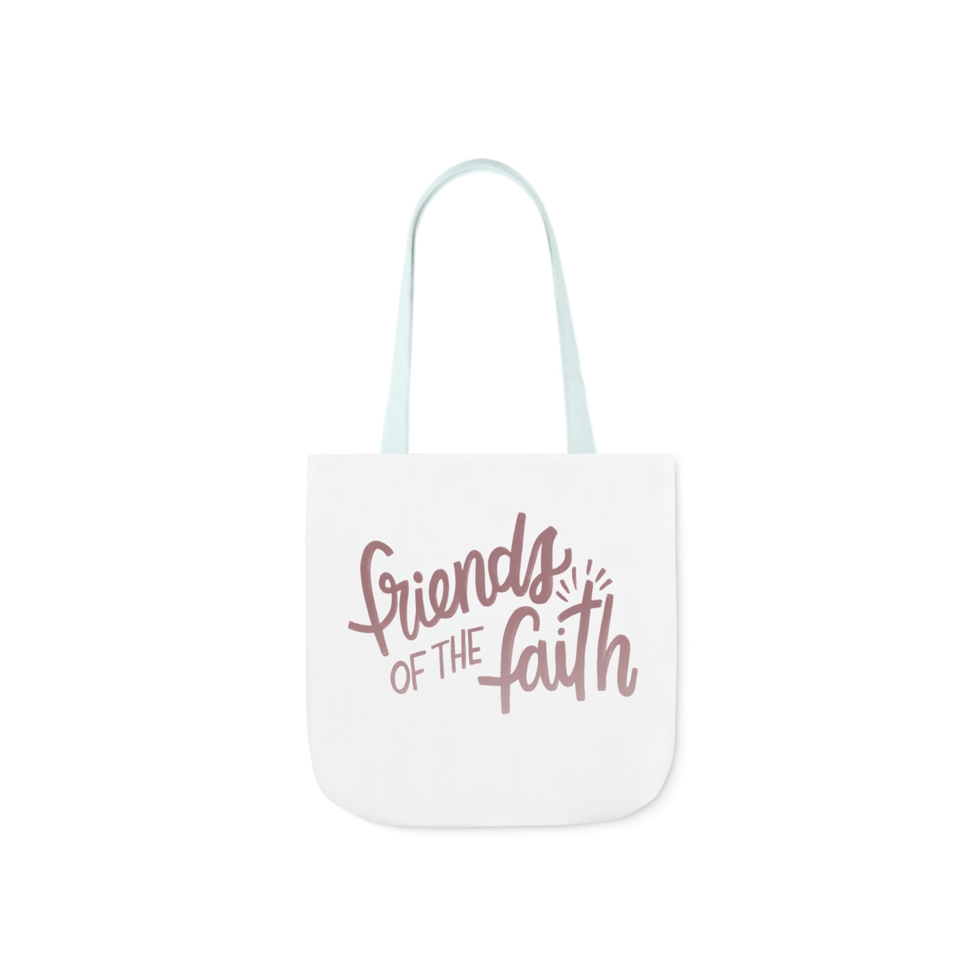 Pink and White Friends of the Faith Tote Bag - Friends of the Faith