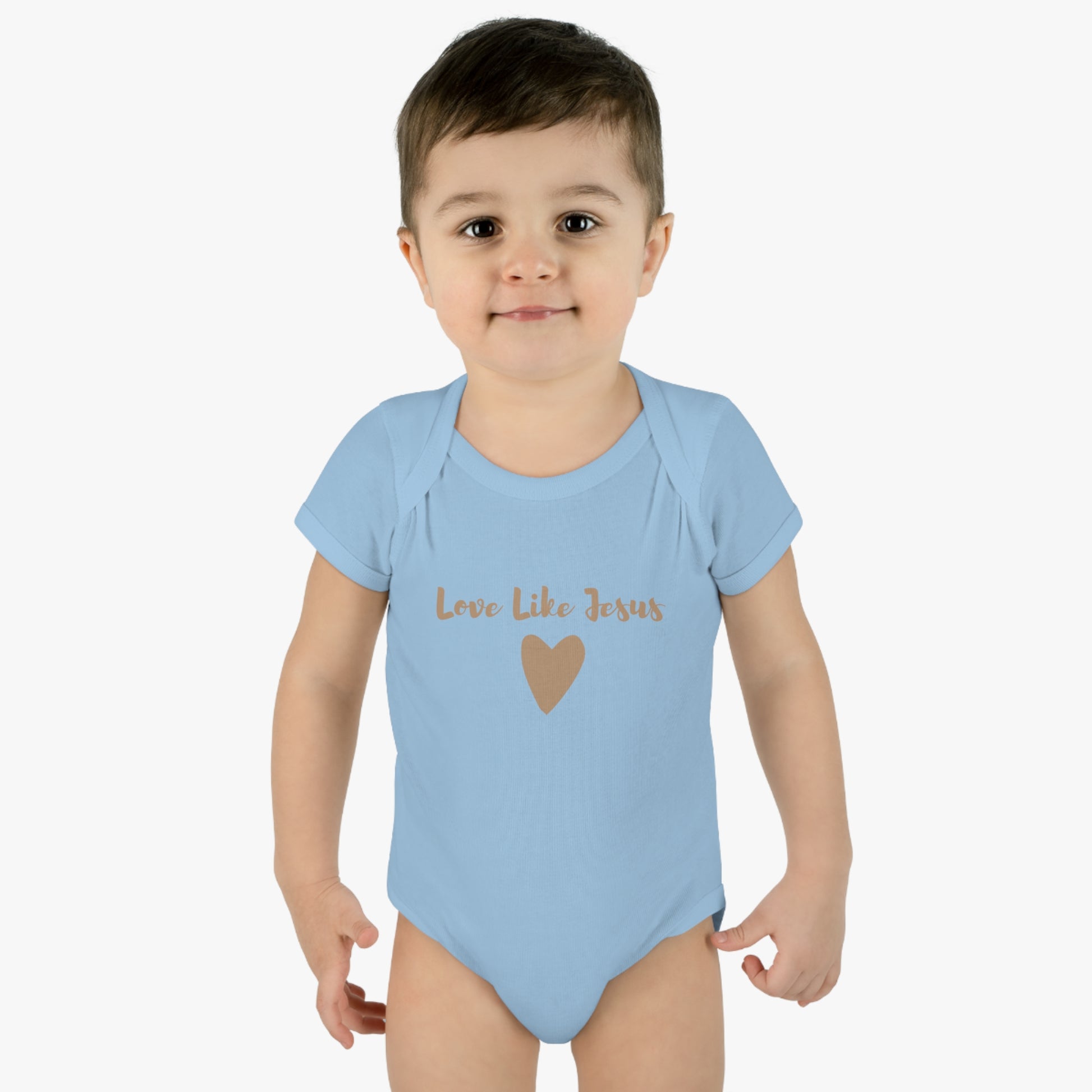 Love Like Jesus Heart Infant Body Suit - Friends of the Faith