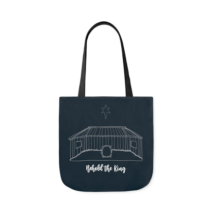 Behold the King Canvas Tote Bag