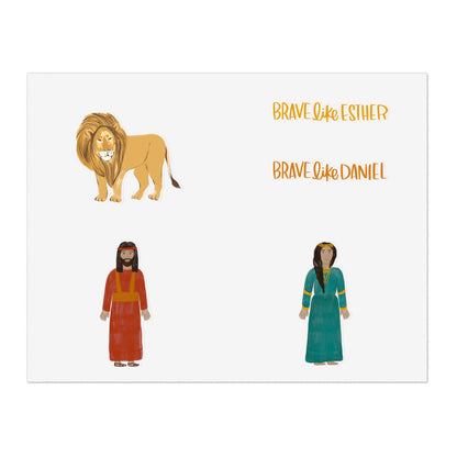 Brave Sticker Sheet - Friends of the Faith