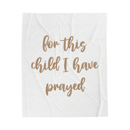 For This Child Blanket - Friends of the Faith