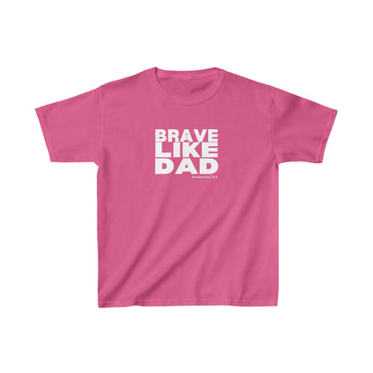 Brave Like Dad Toddler Jersey T-Shirt