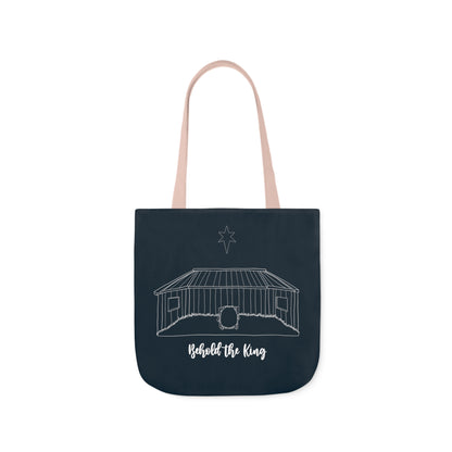 Behold the King Canvas Tote Bag - Friends of the Faith