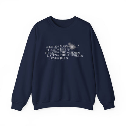 Love Like Jesus Christmas Crewneck Sweatshirt