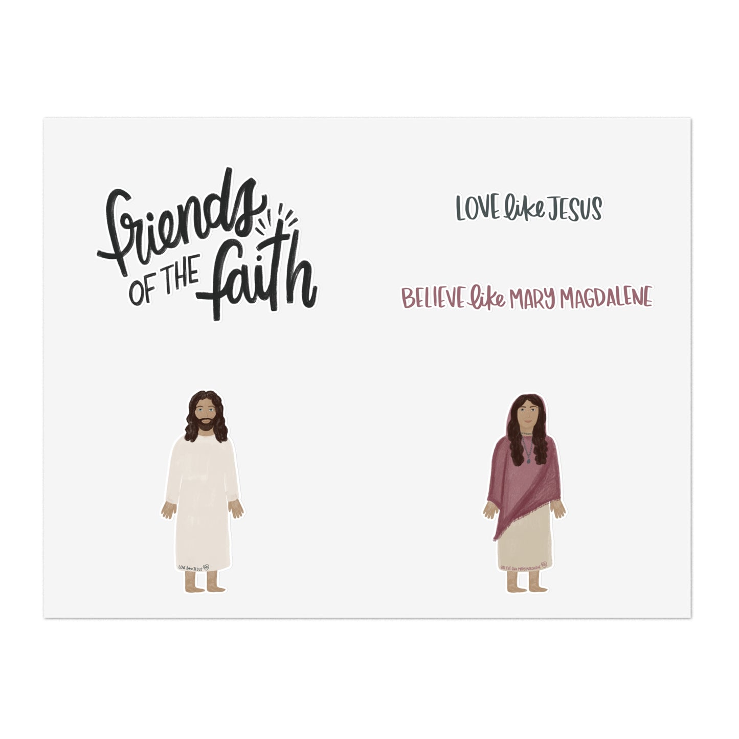 Resurrection Sticker Sheet - Friends of the Faith
