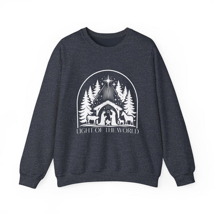 Light in the Darkness Nativity Crewneck Sweatshirt